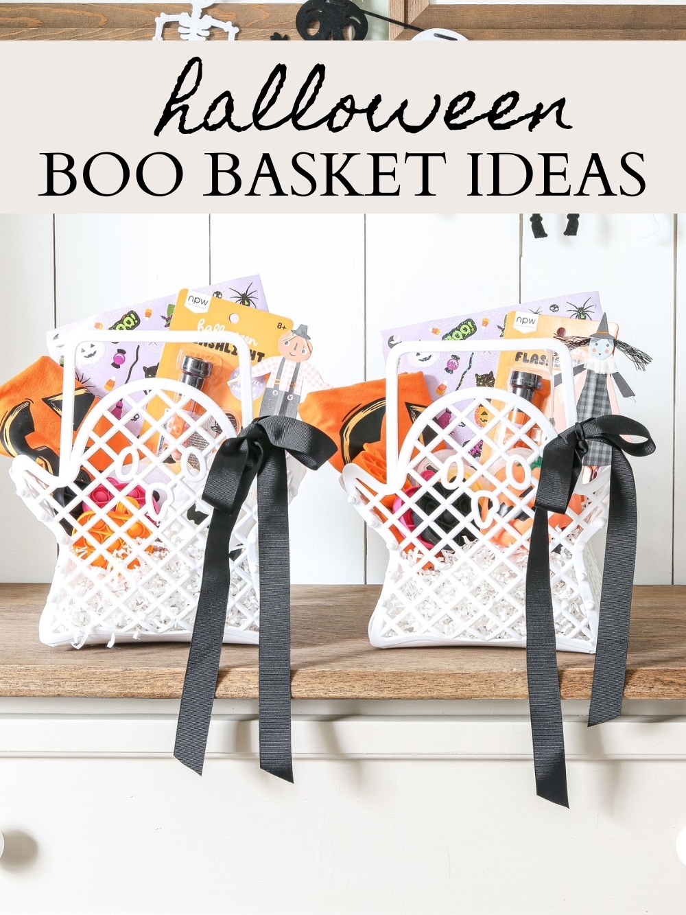 Jelly New Boo Mesh Basket for Arts. Crafts and Halloween Fashion Tote (1pc)